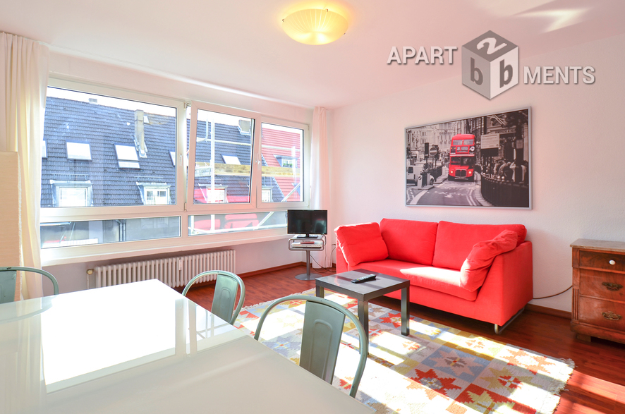 Furnished and very bright apartment in Cologne-Neustadt-Nord