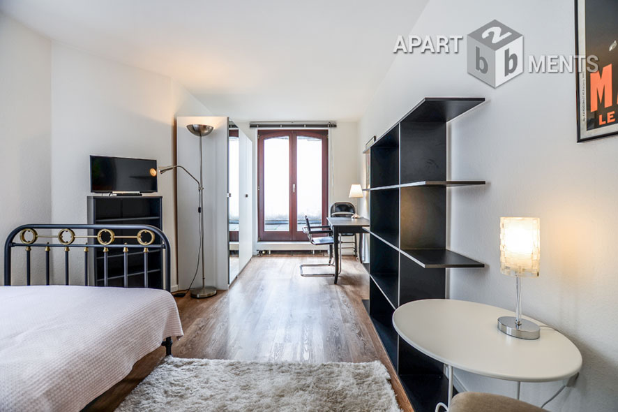 Möbliertes Apartment mit Dachterrasse in Top City-Lage in Köln-Altstadt-Nord