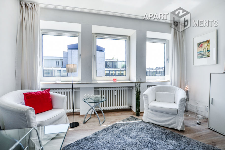 Möbliertes 1,5-Zimmer-Apartment in der 4. Etage in Köln-Altstadt-Nord