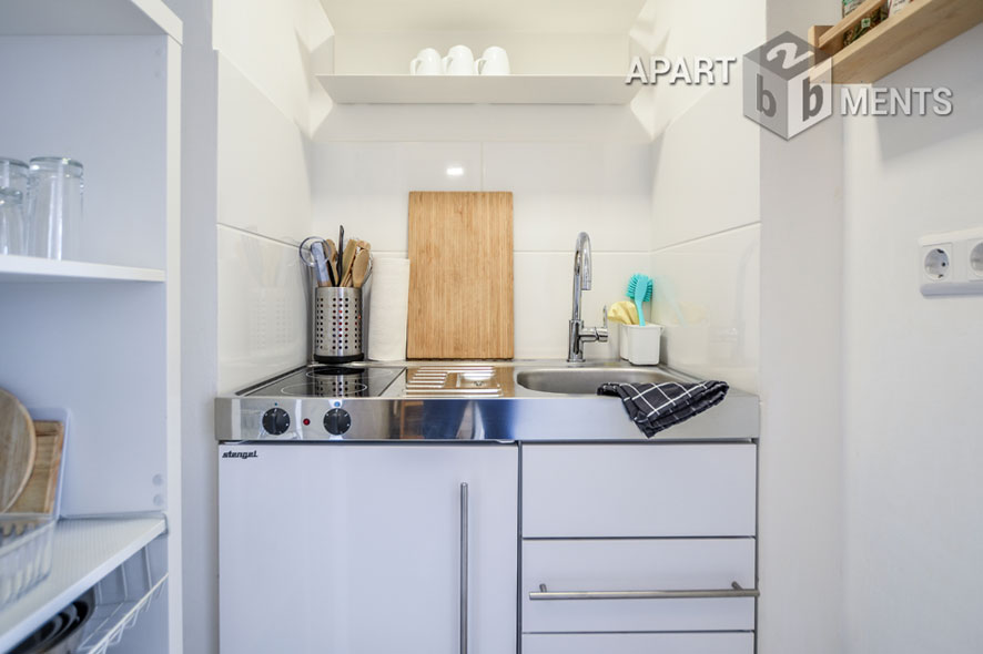 Möbliertes 1,5-Zimmer-Apartment in der 4. Etage in Köln-Altstadt-Nord