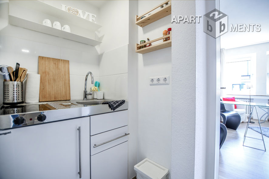 Möbliertes 1,5-Zimmer-Apartment in der 4. Etage in Köln-Altstadt-Nord
