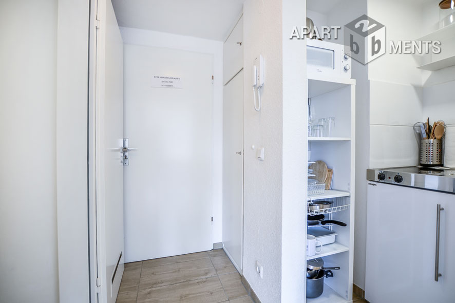 Möbliertes 1,5-Zimmer-Apartment in der 4. Etage in Köln-Altstadt-Nord