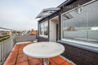 Modern möblierte Wohnung mit großer Dachterrasse in Köln-Niehl