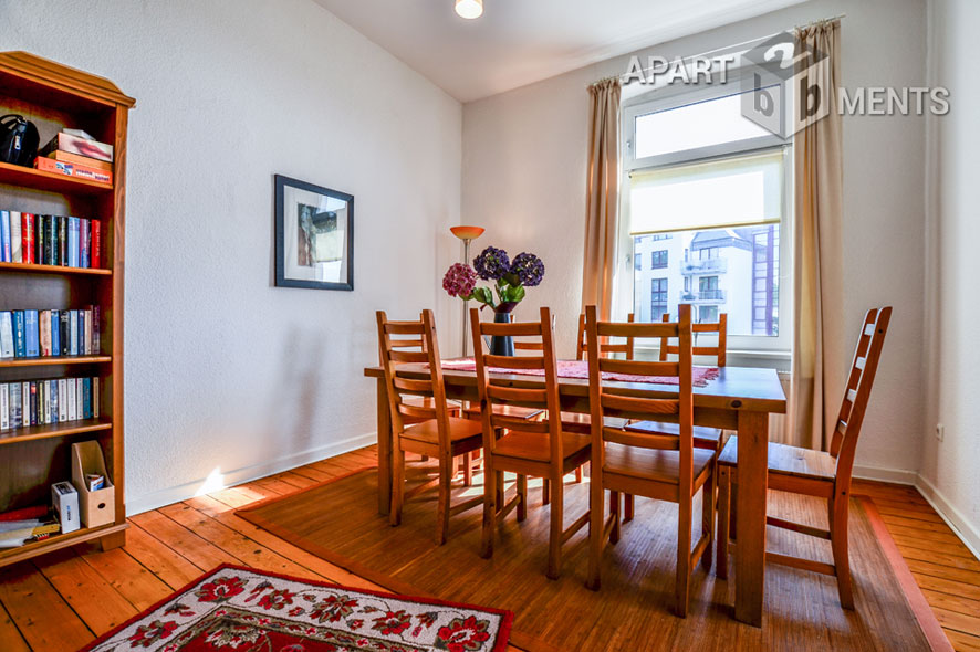 Möblierte 4-Zimmer-Wohnung in Köln-Mülheim mit Panoramablick auf den Rhein
