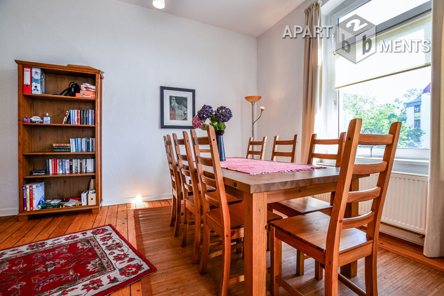 Möblierte 4-Zimmer-Wohnung in Köln-Mülheim mit Panoramablick auf den Rhein
