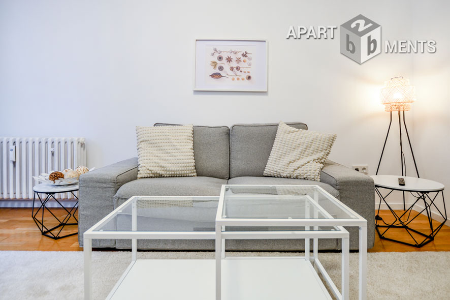 Modern möblierte und rheinnahe Wohnung in Köln-Altstadt-Nord