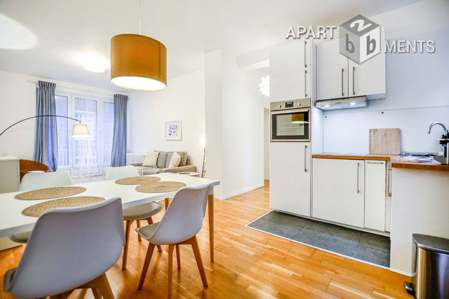 Modern möblierte und rheinnahe Wohnung in Köln-Altstadt-Nord