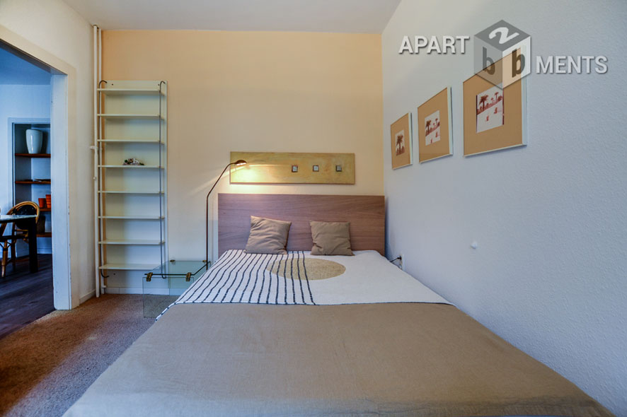 Modern möblierte Wohnung mit Südbalkon in Köln-Sülz