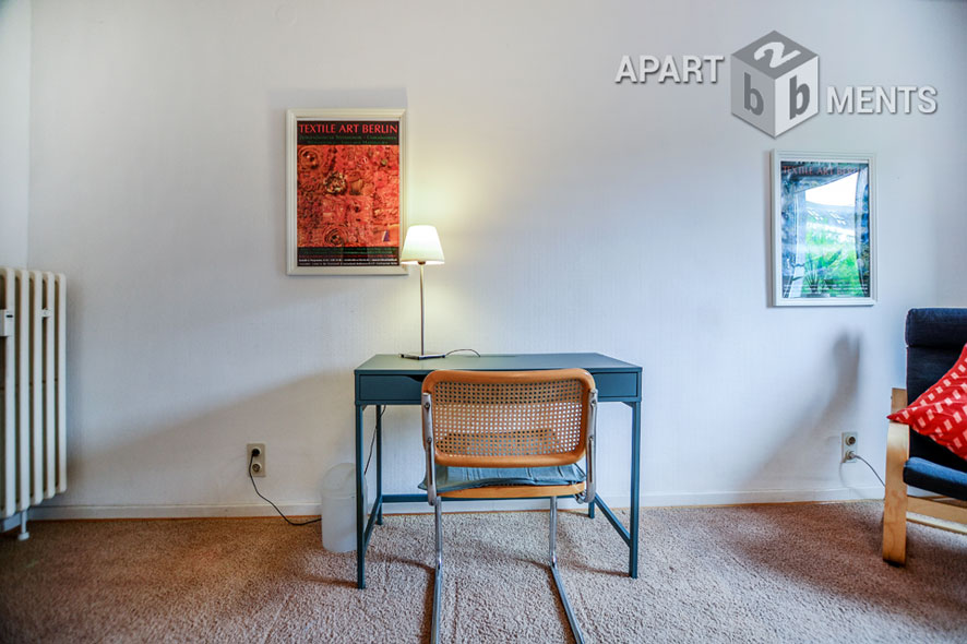 Modern möblierte Wohnung mit Südbalkon in Köln-Sülz