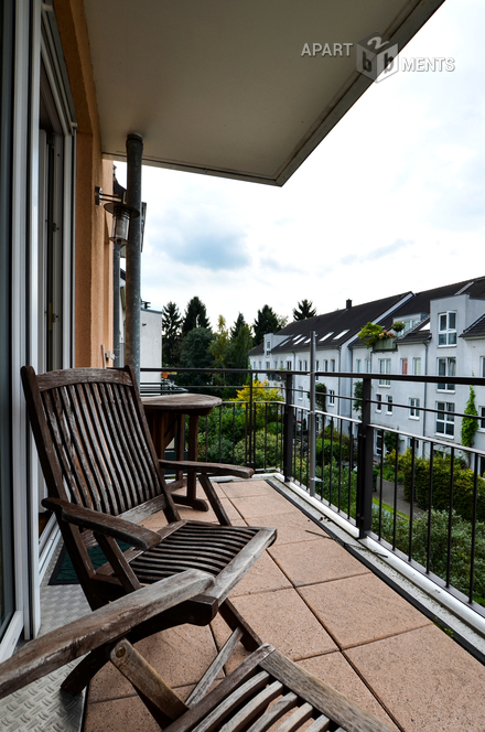 Ruhige möblierte Wohnung in Köln-Raderberg in der Nähe eines Parks
