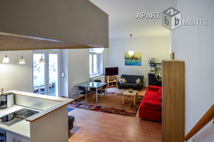 Modern möbliertes Apartment mit Empore in Köln-Neustadt-Nord
