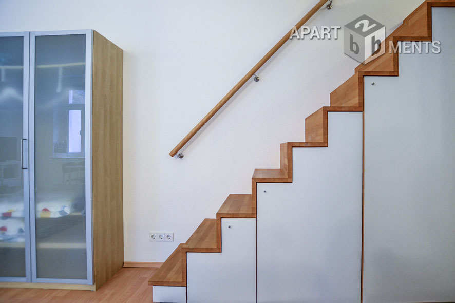 Modern möbliertes Apartment mit Empore in Köln-Neustadt-Nord
