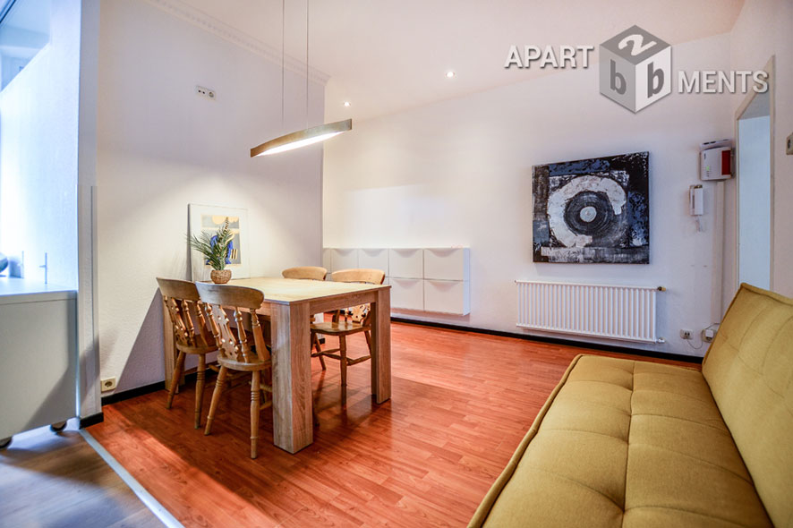 Modern möblierte Wohnung mit gehobener Ausstattung in Köln-Nippes