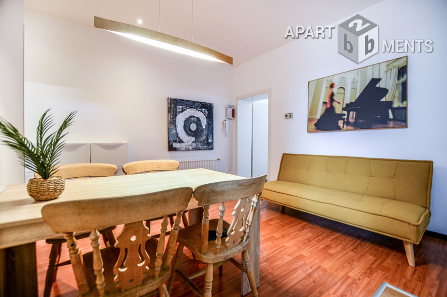 Modern möblierte Wohnung mit gehobener Ausstattung in Köln-Nippes