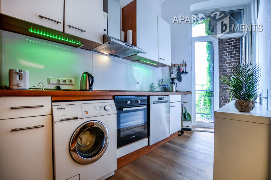 Modern möblierte Wohnung mit gehobener Ausstattung in Köln-Nippes
