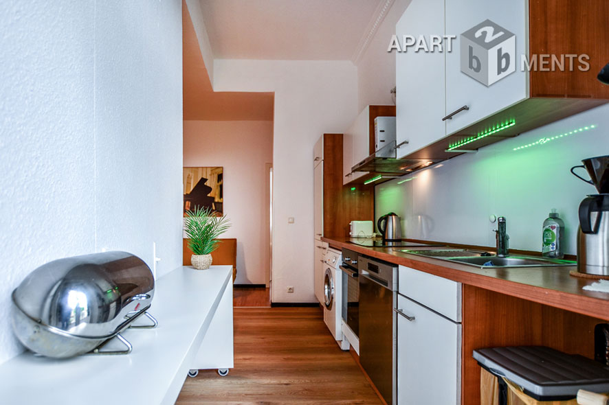 Modern möblierte Wohnung mit gehobener Ausstattung in Köln-Nippes