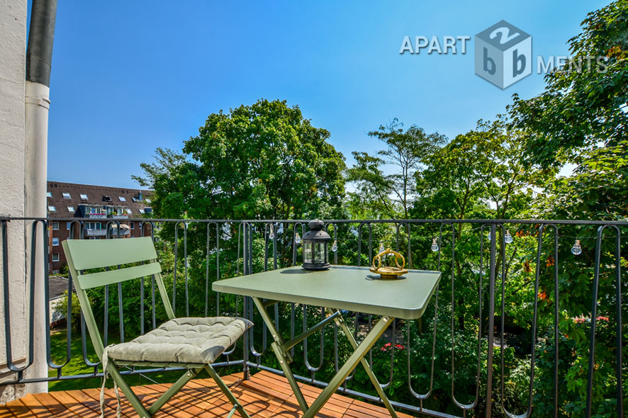 Modern möblierte Wohnung in verkehrsgünstiger Lage in Köln-Weidenpesch