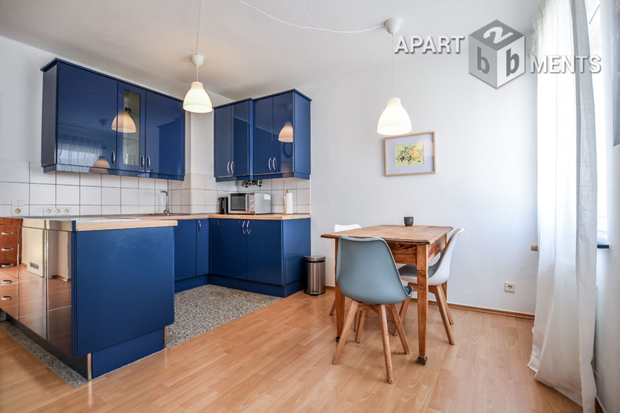 Modern möblierte Wohnung in verkehrsgünstiger Lage in Köln-Weidenpesch