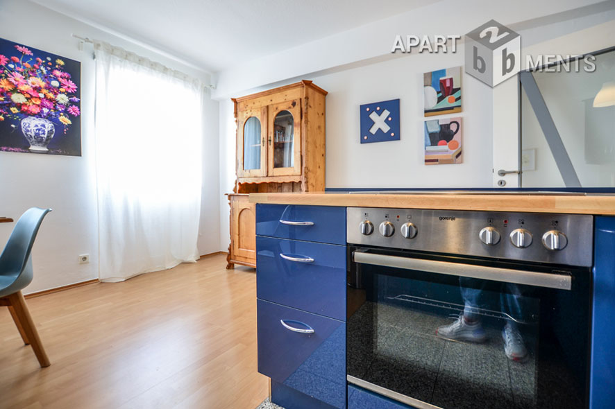 Modern möblierte Wohnung in verkehrsgünstiger Lage in Köln-Weidenpesch