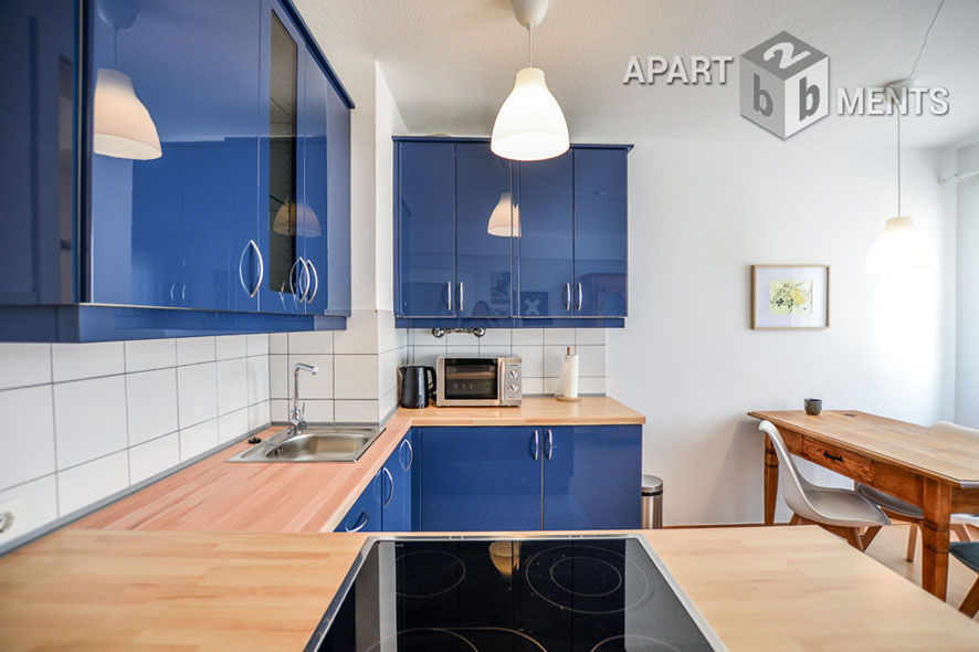 Modern möblierte Wohnung in verkehrsgünstiger Lage in Köln-Weidenpesch