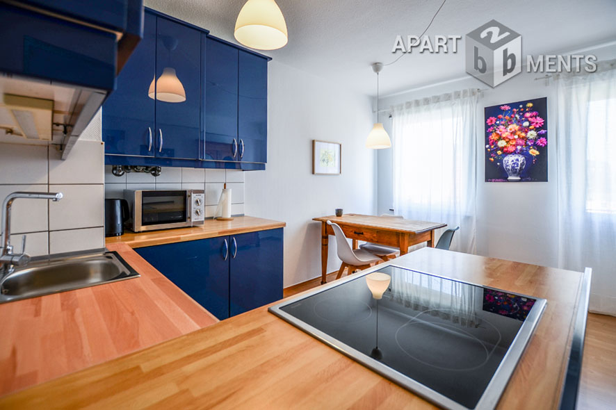 Modern möblierte Wohnung in verkehrsgünstiger Lage in Köln-Weidenpesch