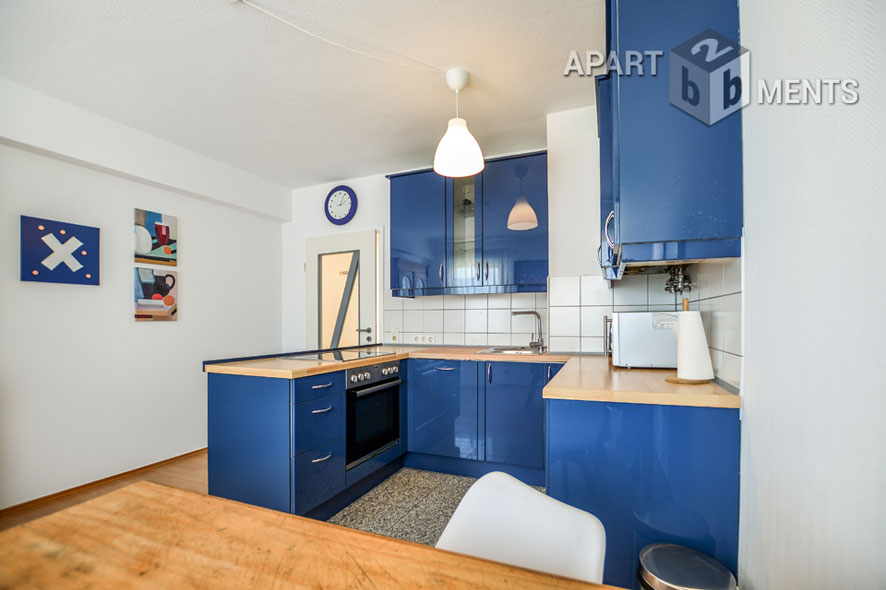 Modern möblierte Wohnung in verkehrsgünstiger Lage in Köln-Weidenpesch