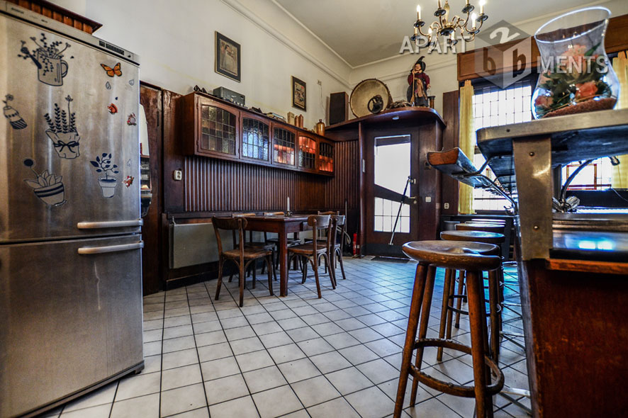 Functionally furnished apartment in a former pub in Cologne-Ehrenfeld