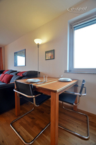 Spacious apartment with a panorama view over the Rhine on the Cologne cathedral and the zoo