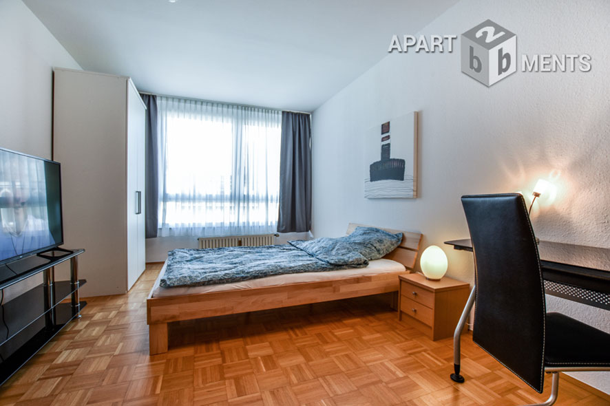 Modern furnished apartment in first-class city location in Cologne Neustadt-North