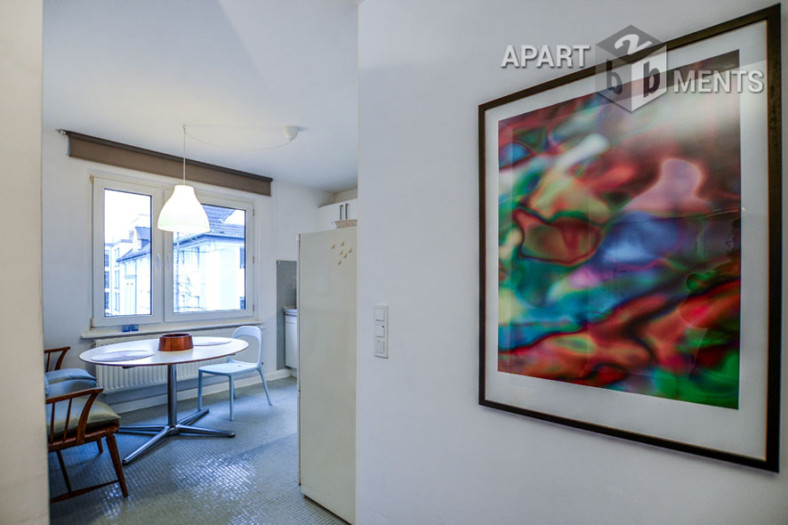 High-quality furnished and centrally located apartment in Cologne Agnesviertel