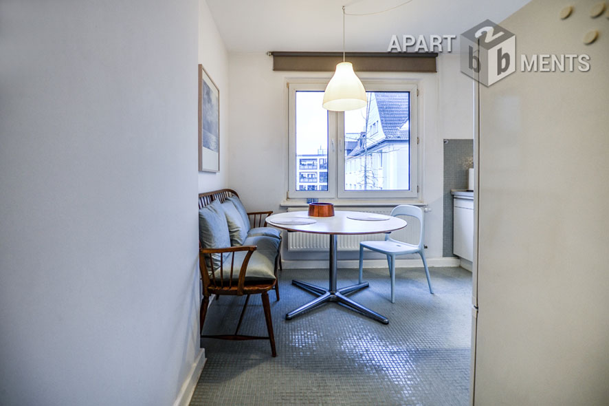 High-quality furnished and centrally located apartment in Cologne Agnesviertel