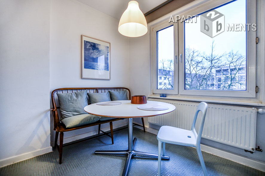 High-quality furnished and centrally located apartment in Cologne Agnesviertel