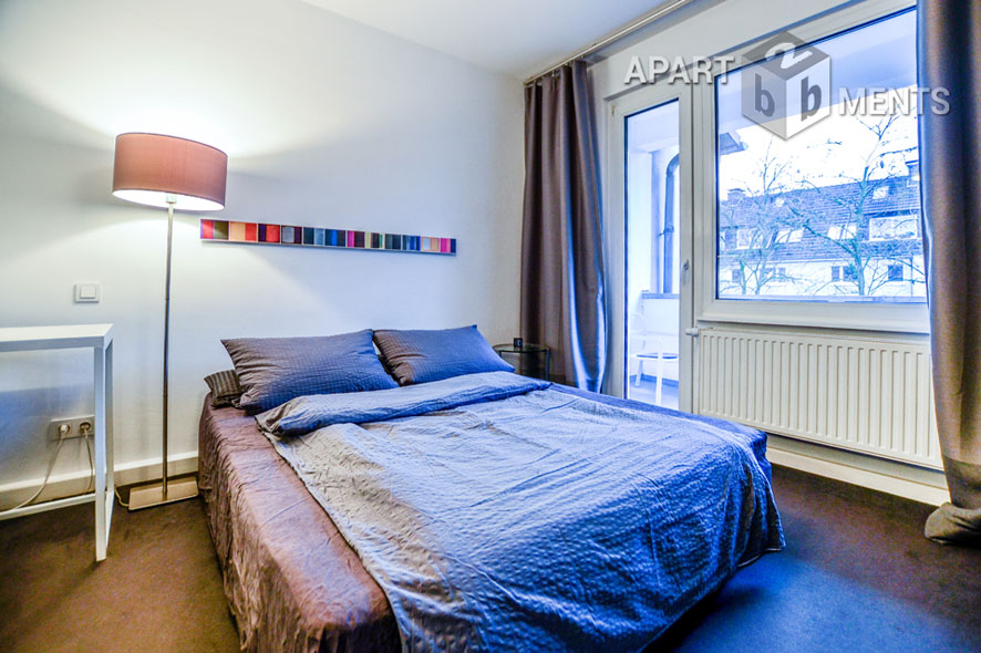 High-quality furnished and centrally located apartment in Cologne Agnesviertel