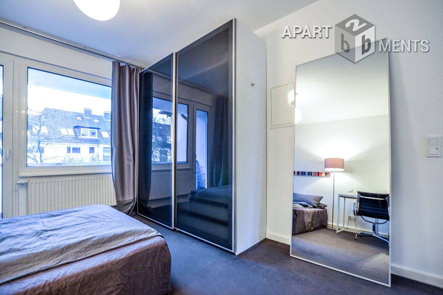 High-quality furnished and centrally located apartment in Cologne Agnesviertel