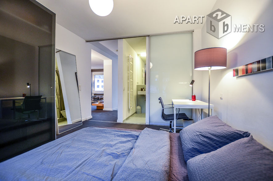 High-quality furnished and centrally located apartment in Cologne Agnesviertel