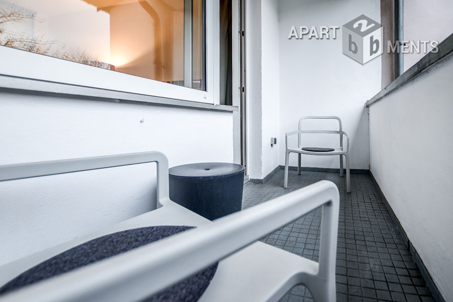 High-quality furnished and centrally located apartment in Cologne Agnesviertel