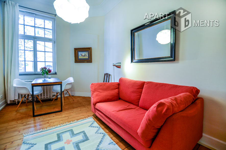 Furnished and charming 2-room flat in an old building in Cologne-Neuehrenfeld