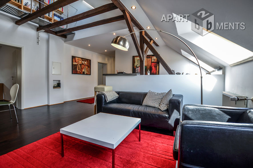 Furnished and extraordinarily designed apartment in Cologne-Ehrenfeld