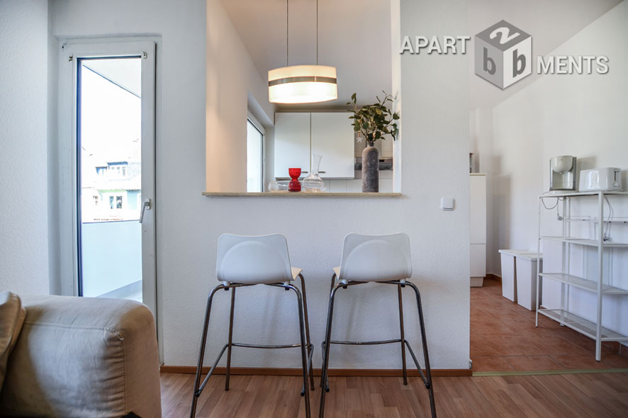Modern möblierte und zentral gelegene Wohnung in Köln-Altstadt-Nord