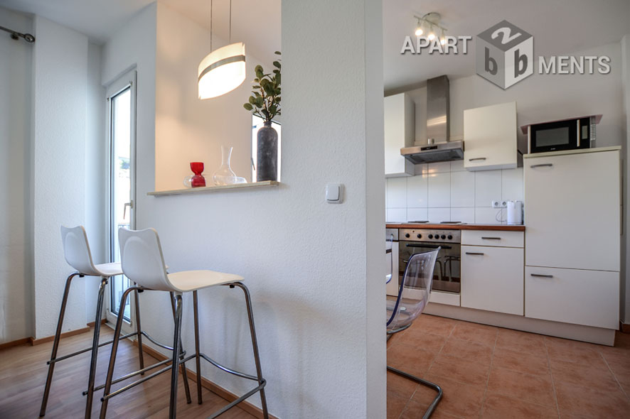 Modern möblierte und zentral gelegene Wohnung in Köln-Altstadt-Nord