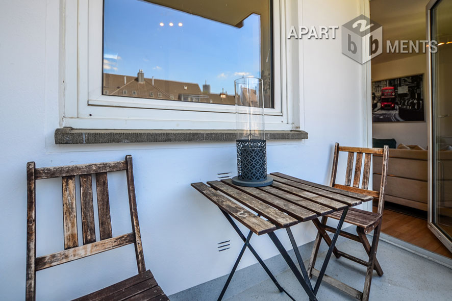 Modern möblierte und zentral gelegene Wohnung in Köln-Altstadt-Nord