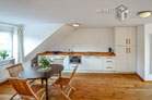 Modernly furnished maisonette apartment with roof terrace in Cologne-Altstadt-Nord