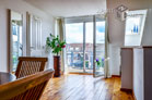 Modernly furnished maisonette apartment with roof terrace in Cologne-Altstadt-Nord