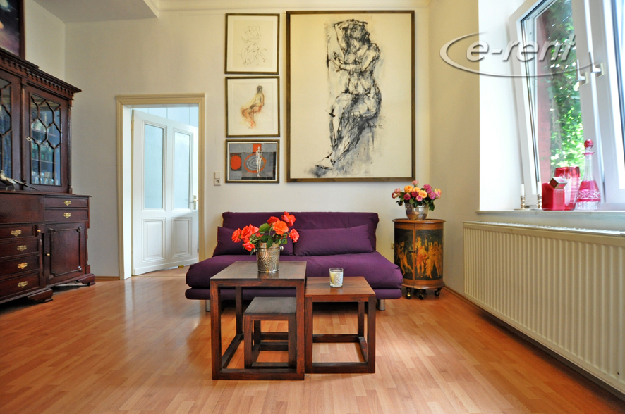 Furnished apartment with garden in Cologne-Bayenthal