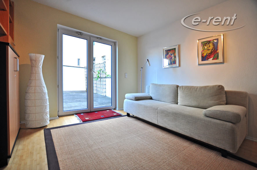 modern furnished 3 rooms apartment with terrace in a good residential area