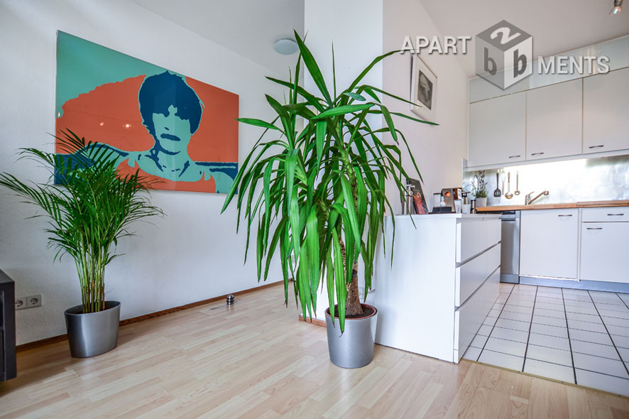 Central and quiet maisonette apartment in Cologne-Altstadt-Nord