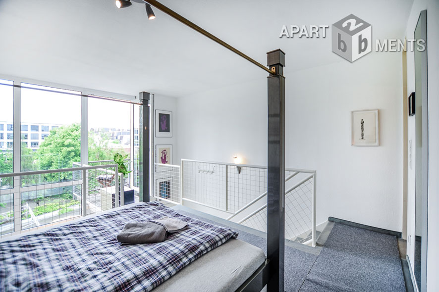 Central and quiet maisonette apartment in Cologne-Altstadt-Nord