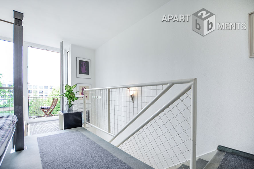 Central and quiet maisonette apartment in Cologne-Altstadt-Nord