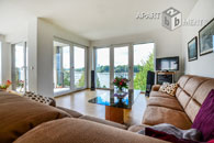 Modern furnished apartment with a view of the Rhine in Cologne-Mülheim