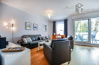 Modernly furnished and centrally located apartment with terrace in Cologne-Lindenthal